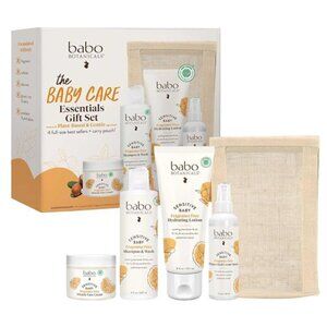 Botanicals Baby Care Essentials Gift Set - Skincare,‎ Bath & Diaper